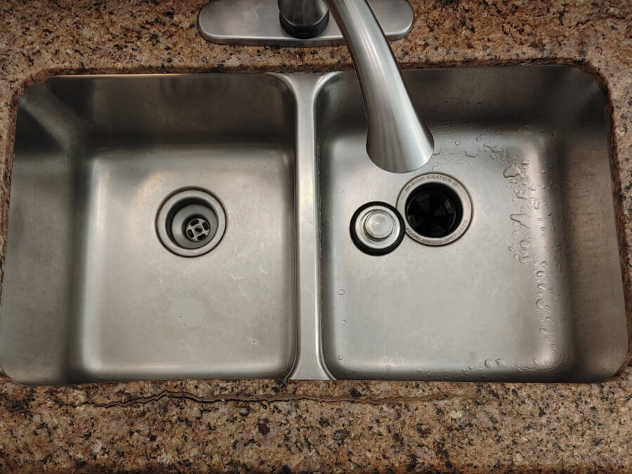 Before Silver Stainless Steel Sink